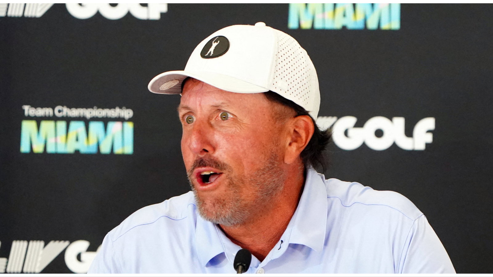 Watch Phil Mickelson's response to PGA Tour question: "Glad it didn't happen!"